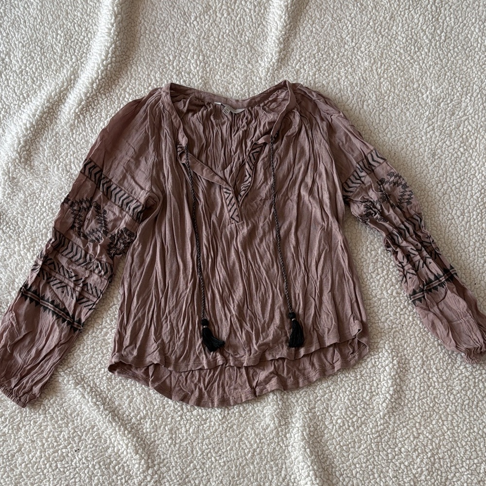 Lucky Brand tunic with strings